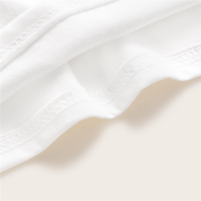 Women's Ruffle Trim Laced Summer T-Shirt