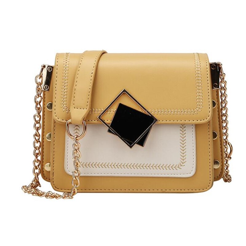 Women's Messenger Bags with Magnetic Buckle