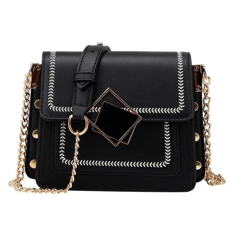 Women's Messenger Bags with Magnetic Buckle