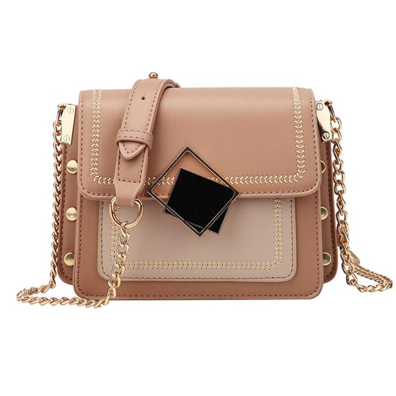 Women's Messenger Bags with Magnetic Buckle